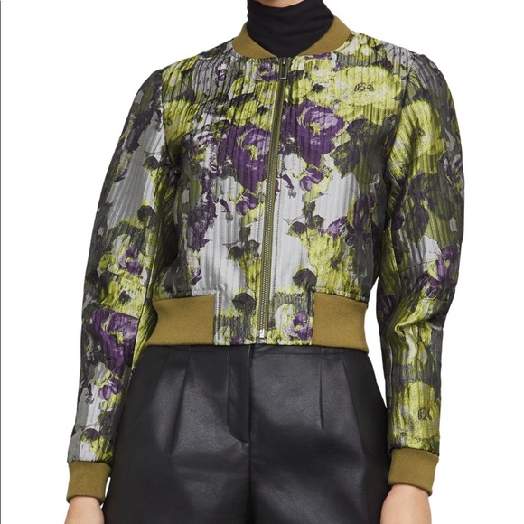BCBGMAXAZRIA Multi-Floral Jacket, x-small - Picture 5 of 6